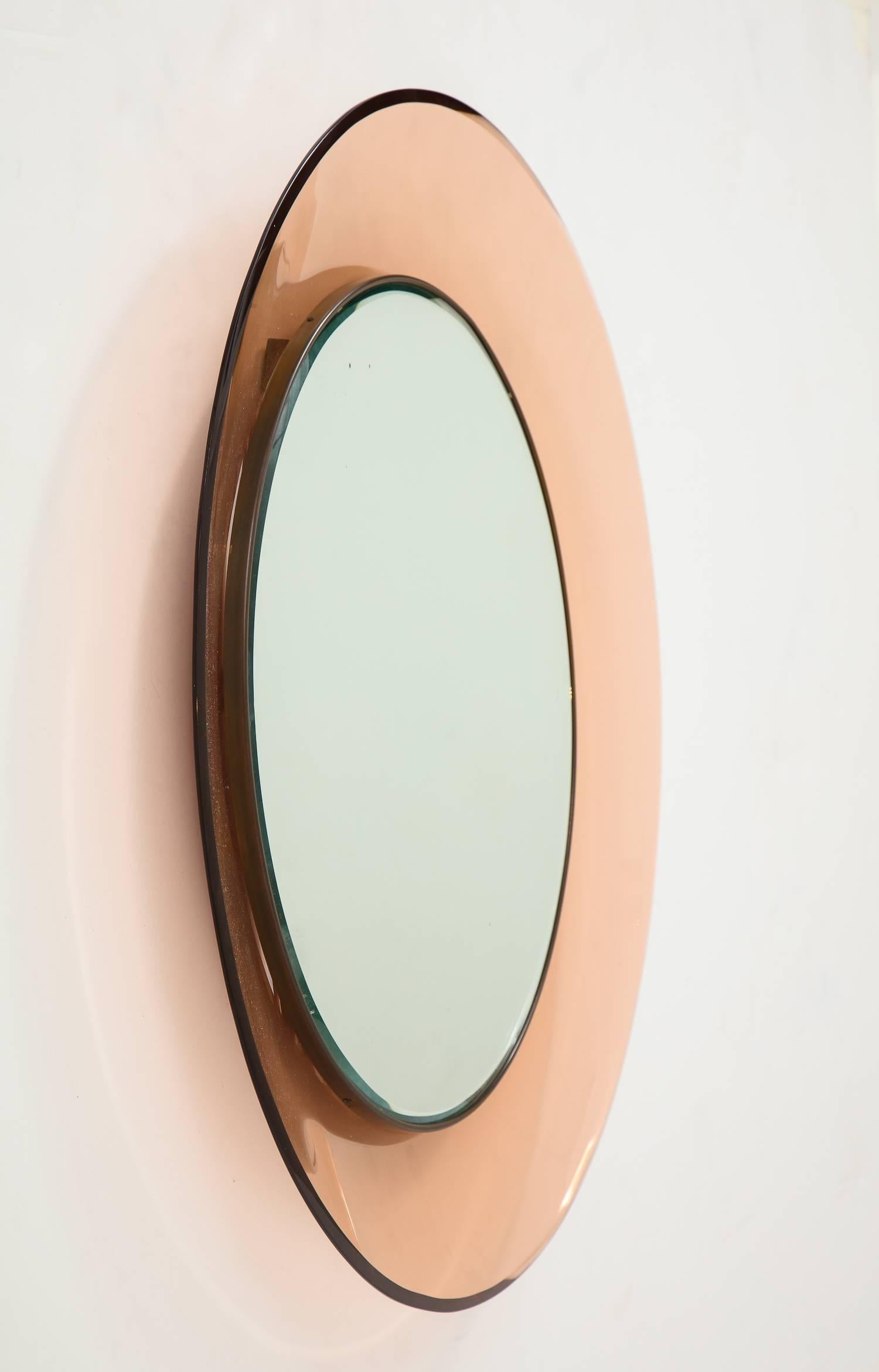 Mid-Century Modern Mirror by Max Ingrand for Fontana Arte For Sale
