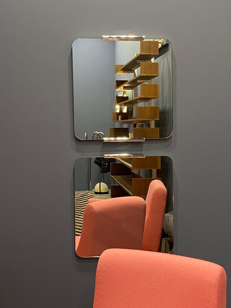 Ottone Mirror by Mazza & Gramigna for Quattrifolio, 1978 in vendita