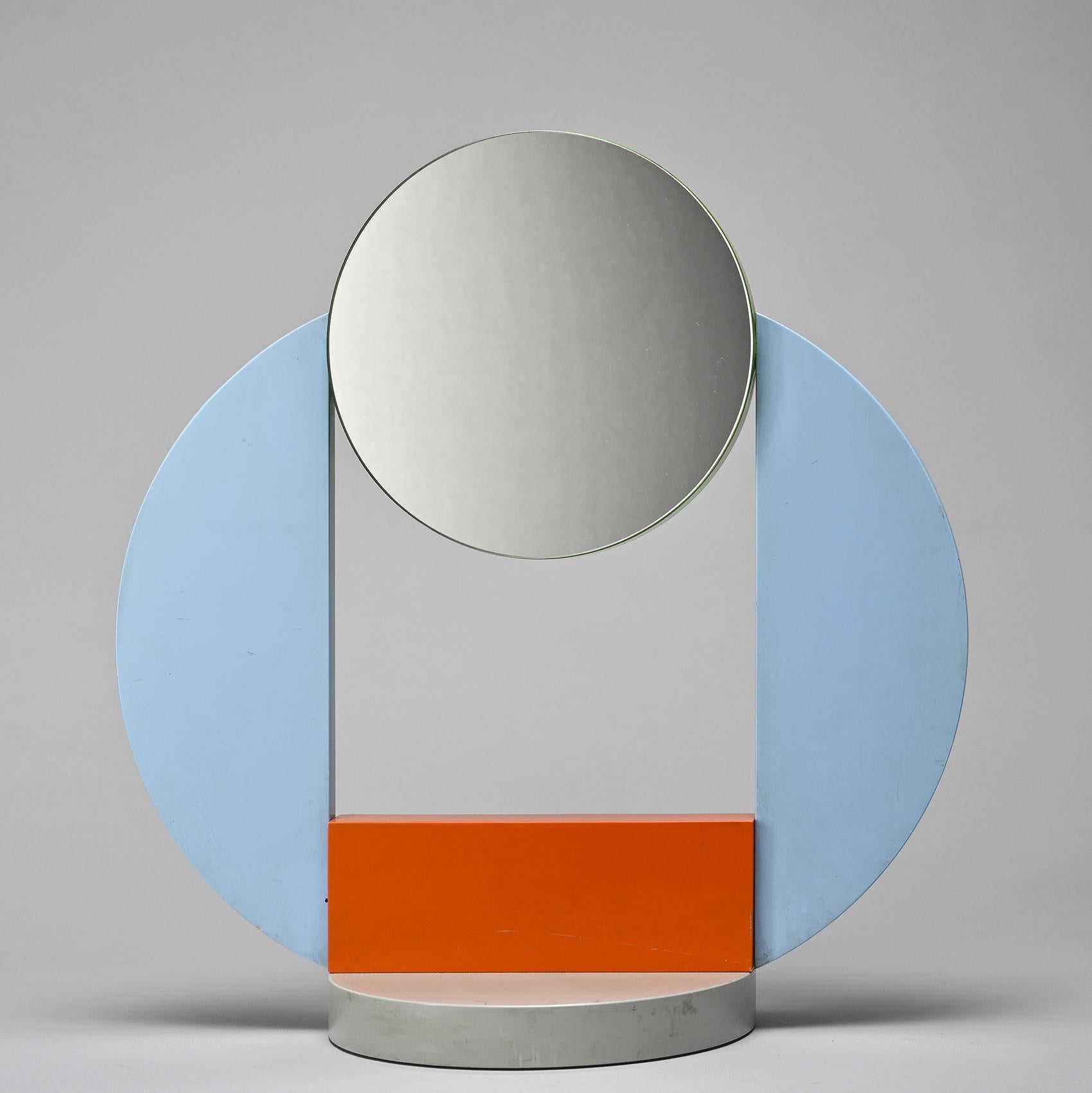 Mirror by Michele de Lucchi, Memphis 1985 In Good Condition For Sale In VILLEURBANNE, FR