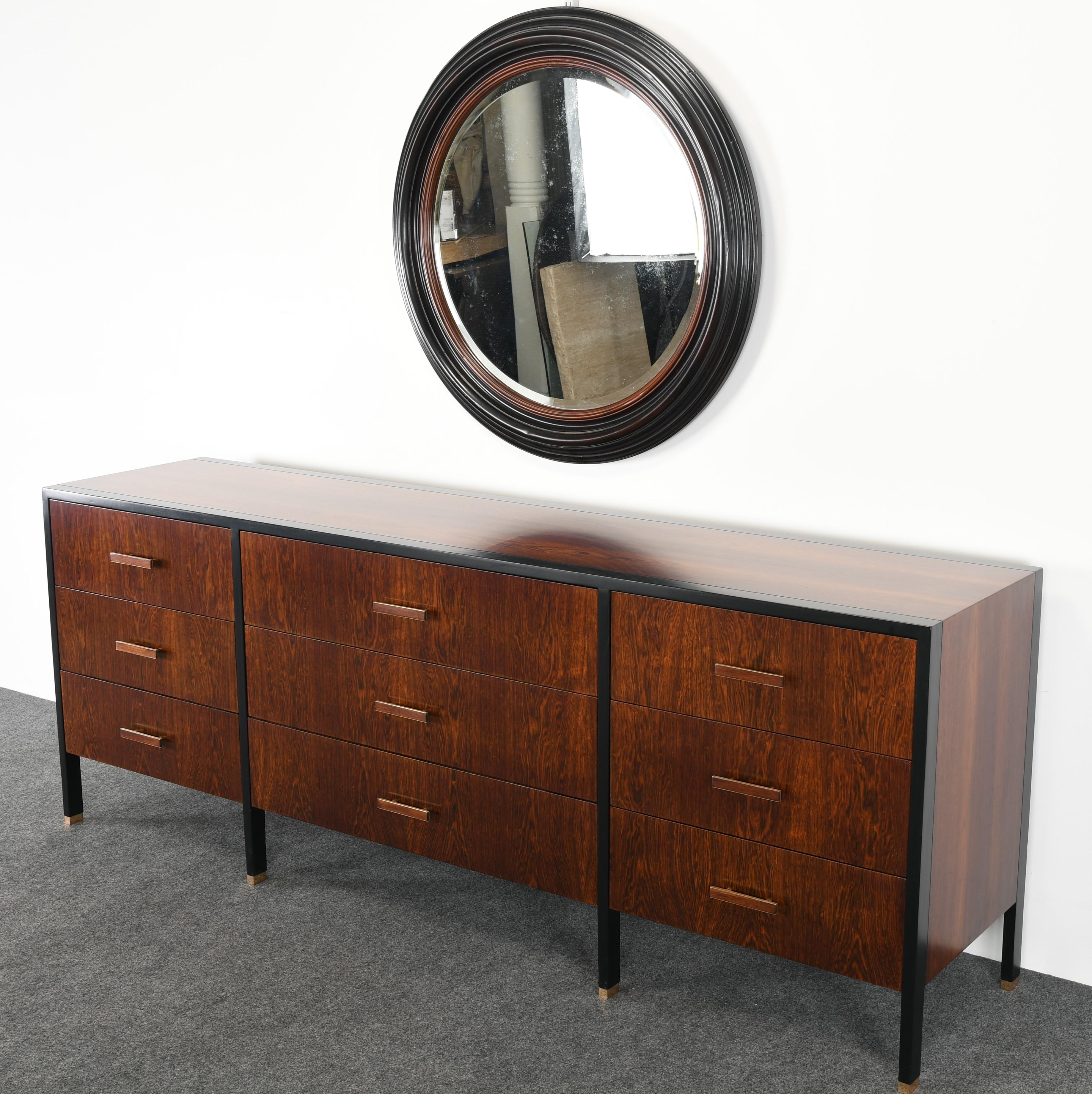 Mid-Century Modern Mirror by Milling Road for Baker, 20th Century