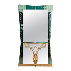 Mirror by Pierluigi Colli for Cristal Art, Italy, 1970s