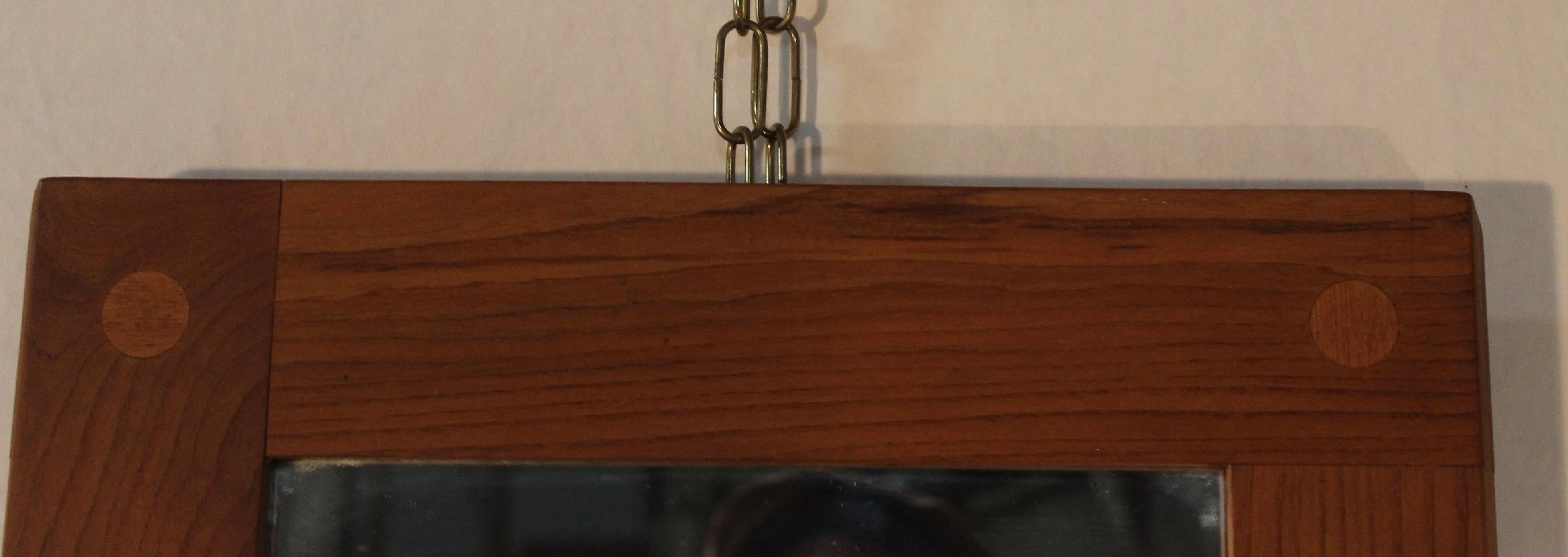 Elm Mirror by Pierre Chapo, Orme, XX th