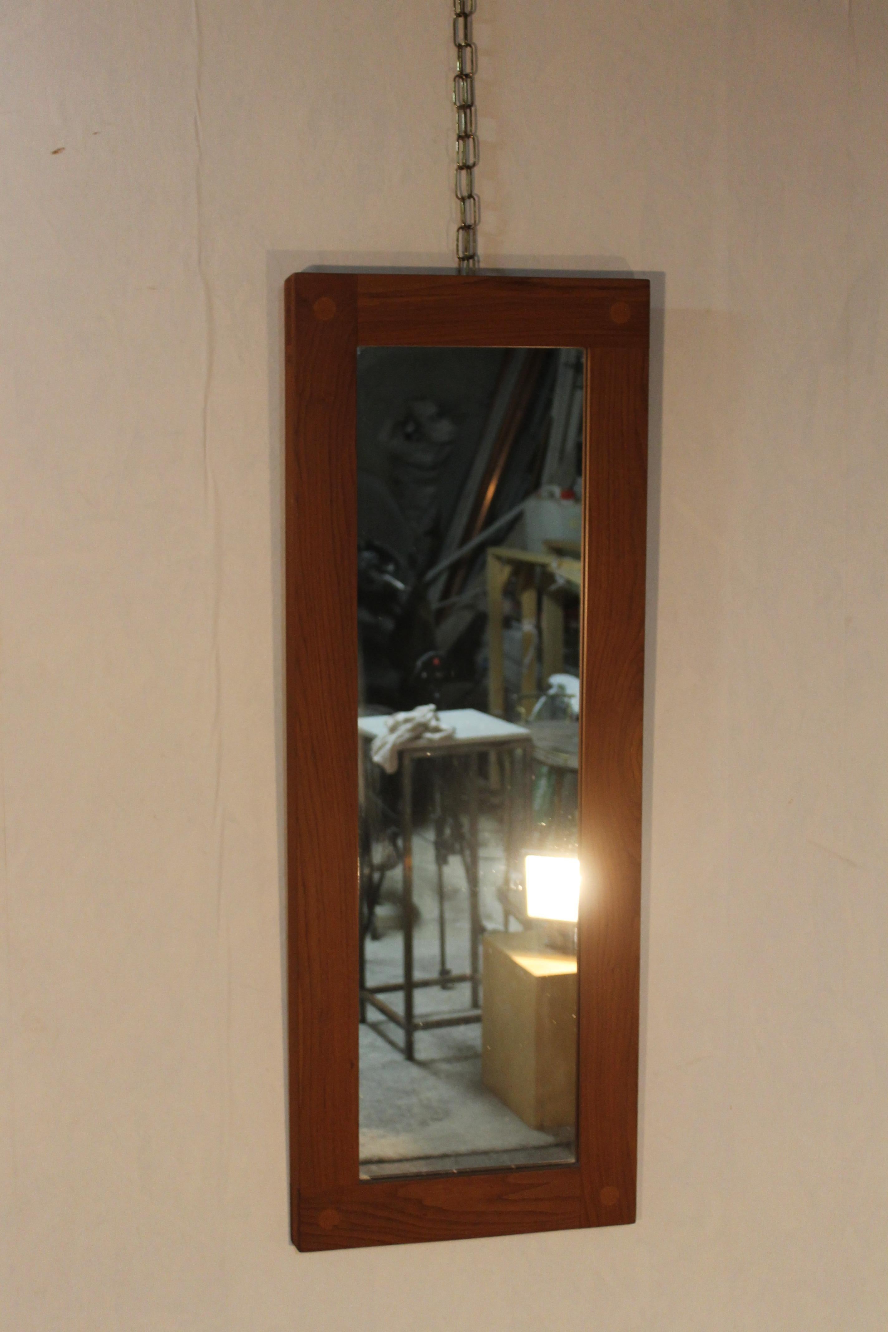 Mirror by Pierre Chapo, Orme, XX th In Good Condition In Nice, FR