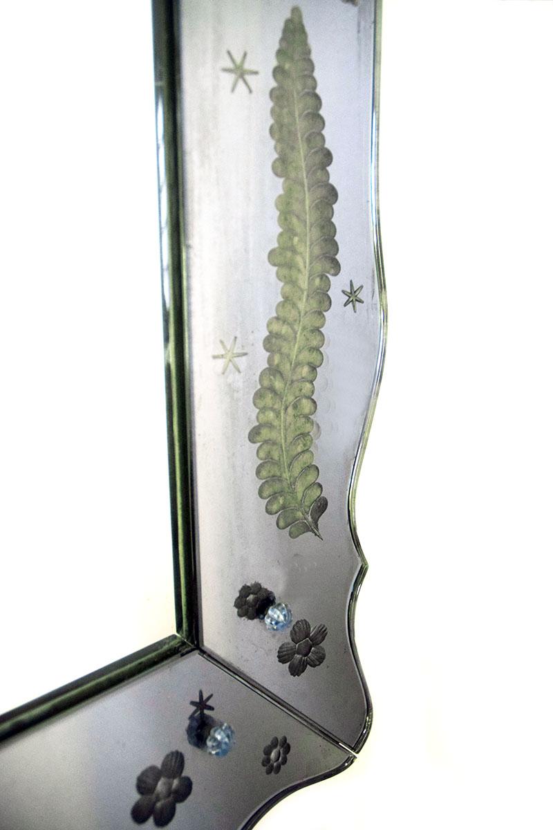 Mirror by Pietro Chiesa for Fontana Arte, 1950s For Sale 1