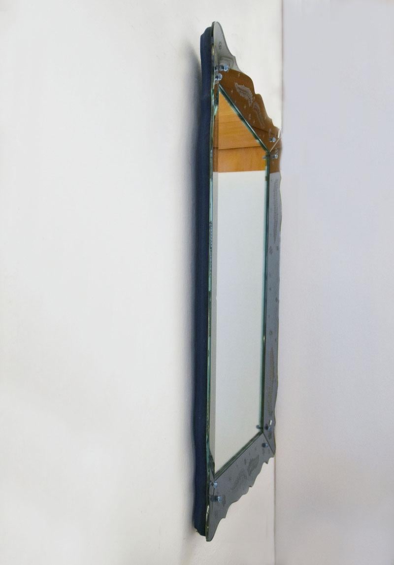 Mirror by Pietro Chiesa for Fontana Arte, 1950s For Sale 3