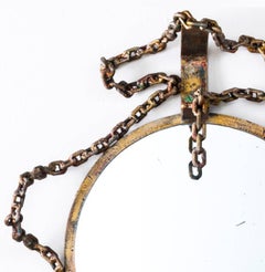 Mirror by Salvino Marsura, Wrought Iron, 20th Century