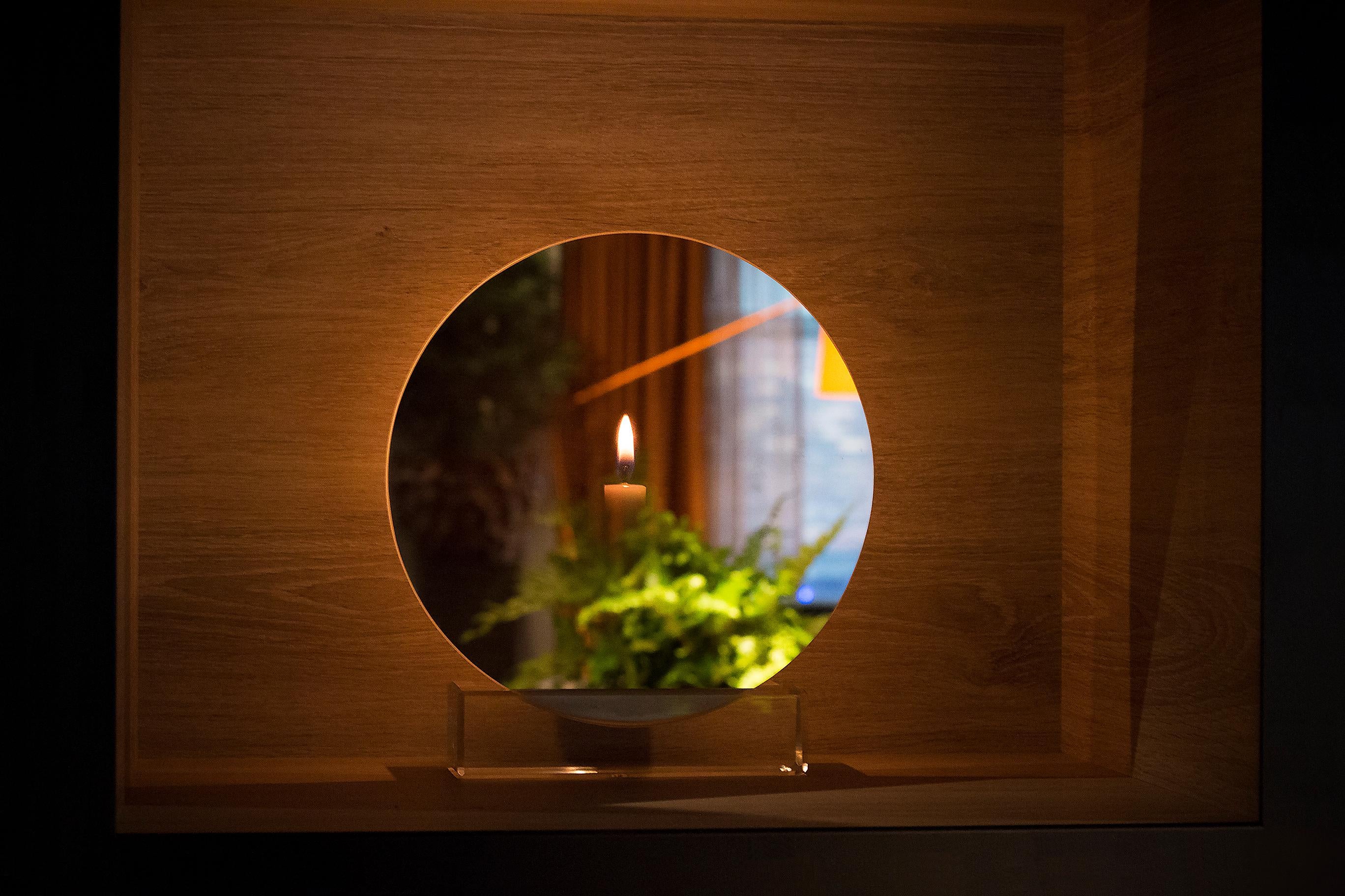 Mirror Candle Holder 