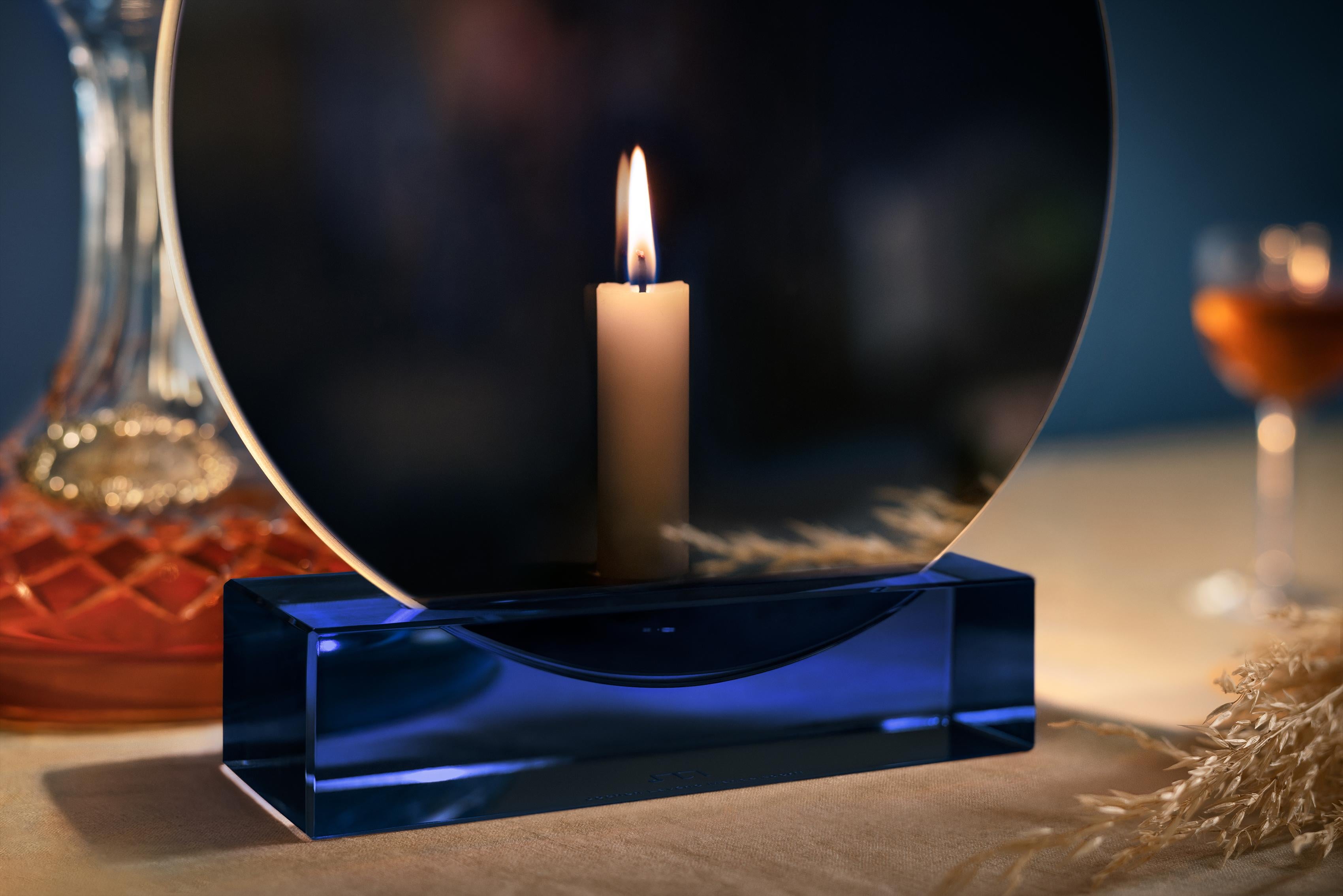 Modern Mirror Candle Holder 