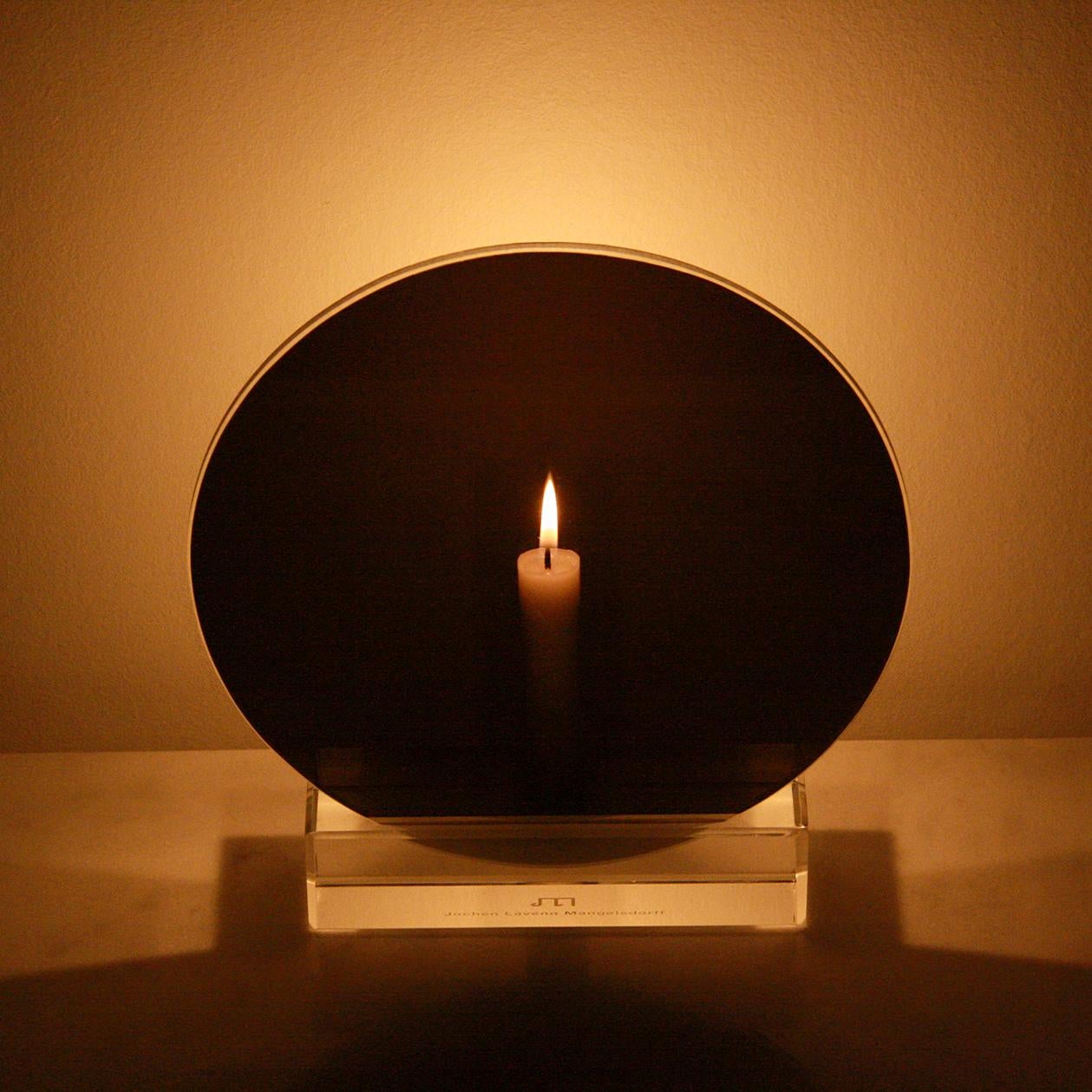 Contemporary Mirror Candle Holder 