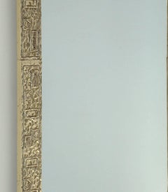 Mirror 'Casanova', Brass Casting by Brotto, 1970, Italy