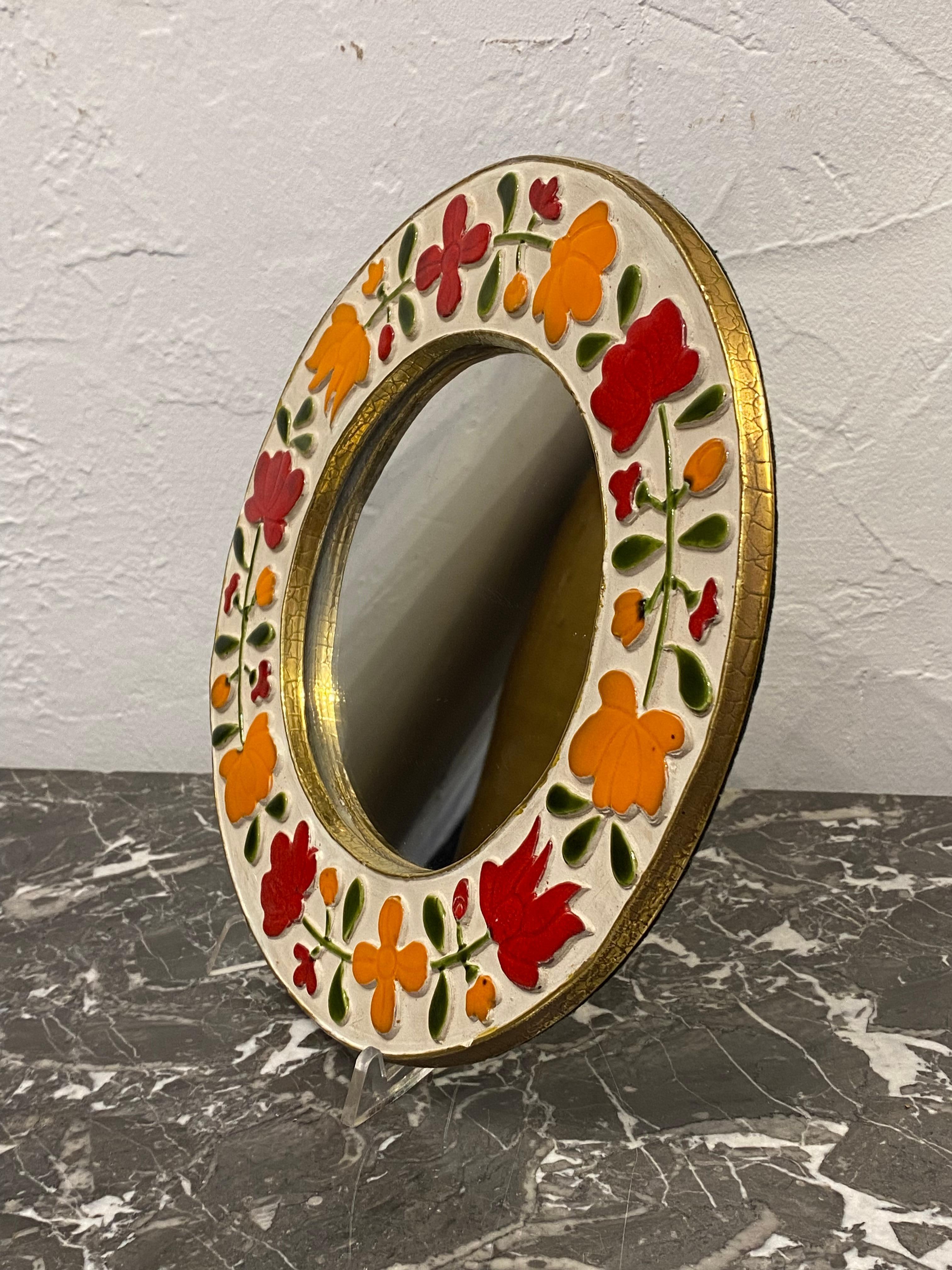 Post-Modern Mirror - Ceramic - Mithé Espelt - France - XXth