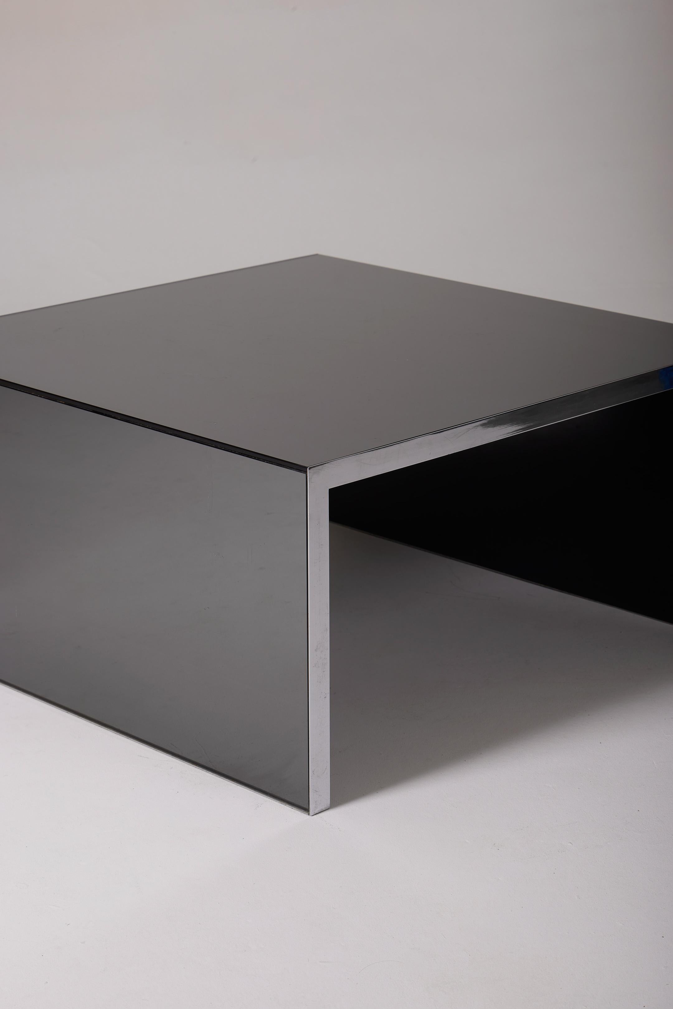 Mirror coffee table by Nando Vigo For Sale 2