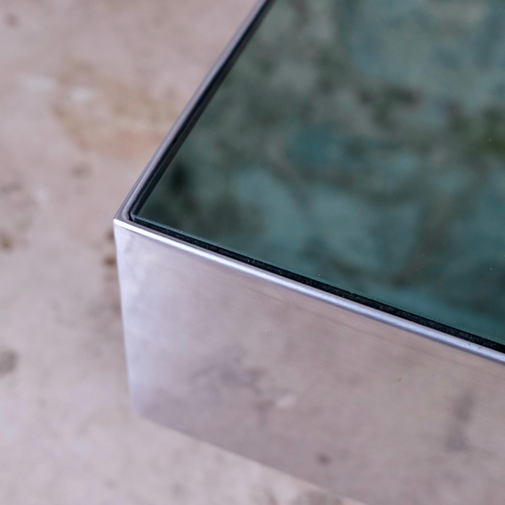 Mirror coffee table by Willy Rizzo for Cidue, 1970s 5