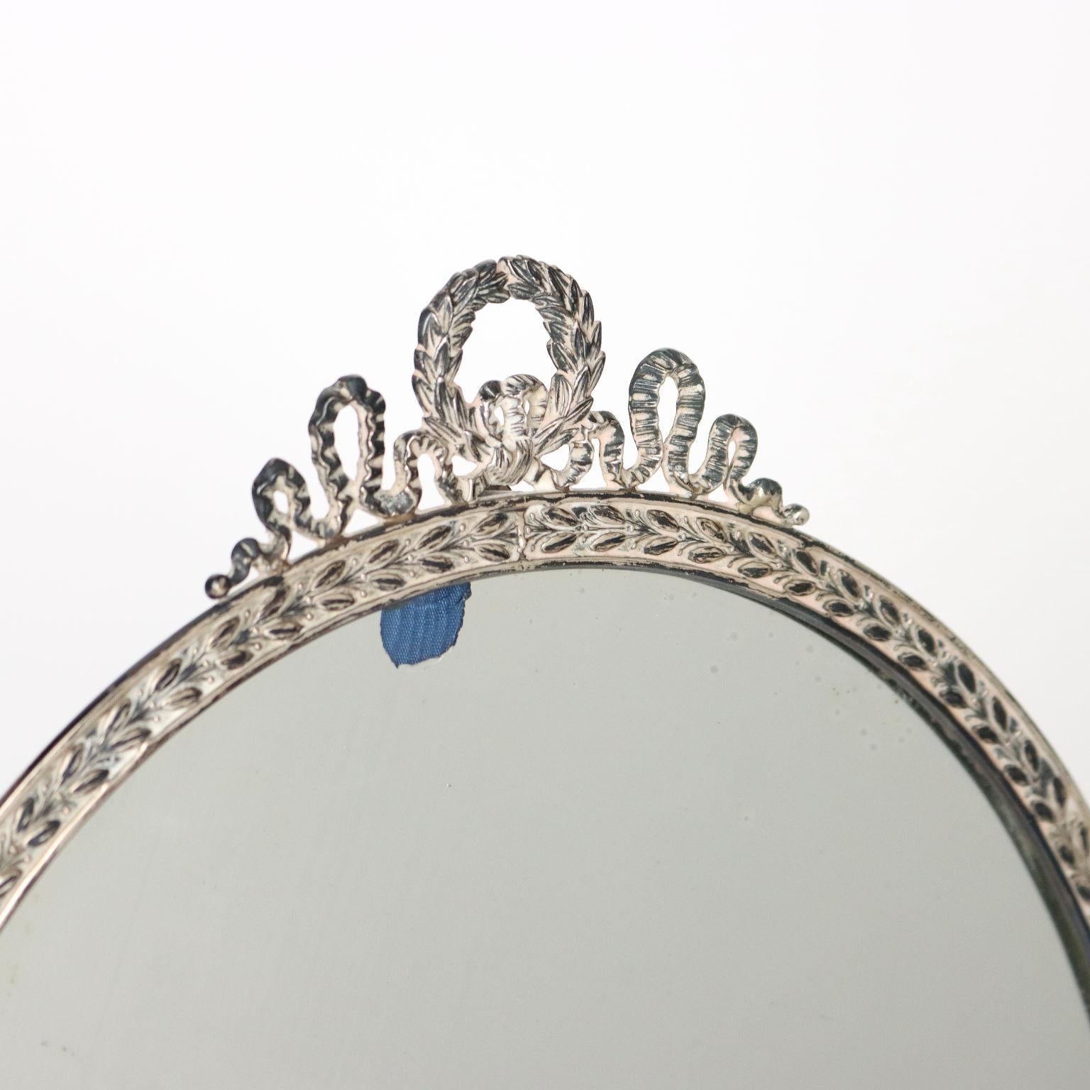 Other Mirror D. Riva Silver Italy, 1930s-1940s