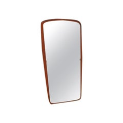 Mirror Danish Design Midcentury 1970s Vintage Teak