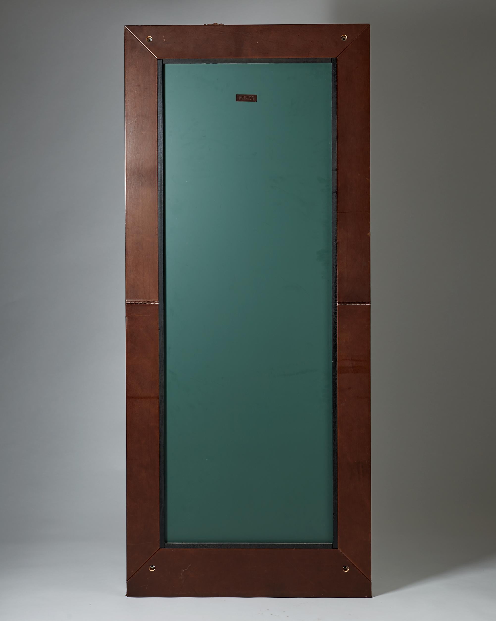 Spiegel, entworfen von Enrico Tonucci für Triangolo, Italien, 1980er Jahre (Schwedisch) im Angebot