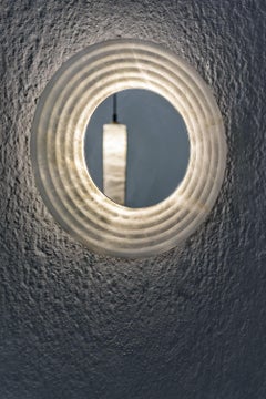 Mirror Disc Medium Wall Lamp by United Alabaster
