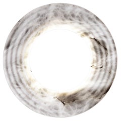 Mirror Disc Small Wall Lamp by United Alabaster