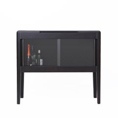 Mirror-Door Solid Wood Horizontal Liquor/Cocktail Cabinet – Casablanca