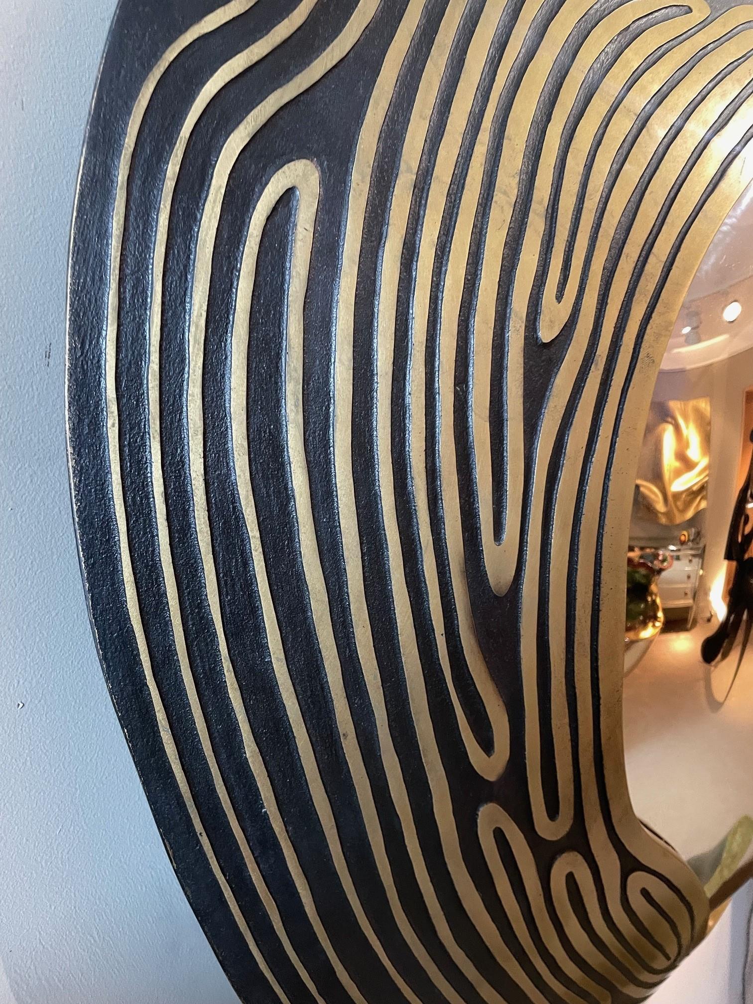 Patinated Van der Straeten Mirror Expansion n°349 For Sale