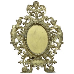 Mirror Frame. Bronze, 19th-20th Centuries