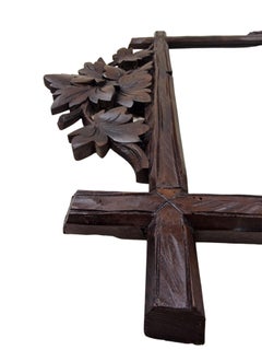 Mirror, Frame, hand carved, Black Forest, Schwarzwald, Folk Art, 1890, Germany