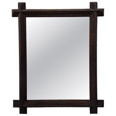 Mirror, Frame, hand carved, Black Forest, Schwarzwald, Folk Art, 1900s, Germany
