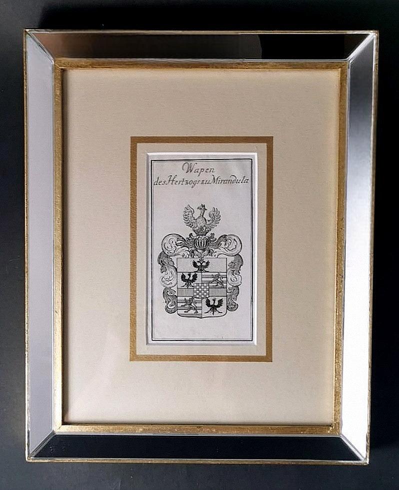 We kindly suggest that you read the entire description, as with it we try to give you detailed technical and historical information to guarantee the authenticity of our objects.
The frame that encloses the print is very special and unusual; it was