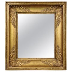 Miroir, cadre, merveilleux décor de Swan, Empire, 1815, Vienne Autriche