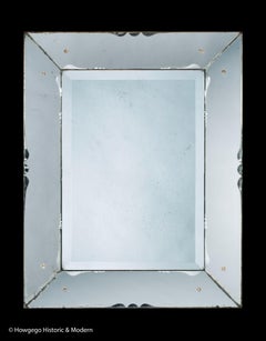 Mirror French Scallop Bevelled Canted Floral Mobiglace