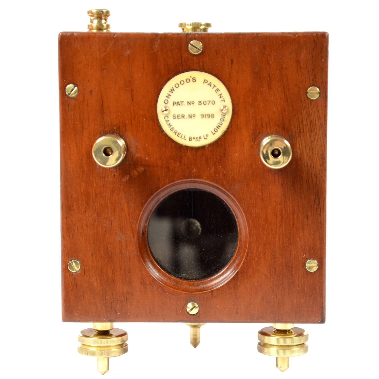 Mirror Galvanometer Made of Wooden Oak 1