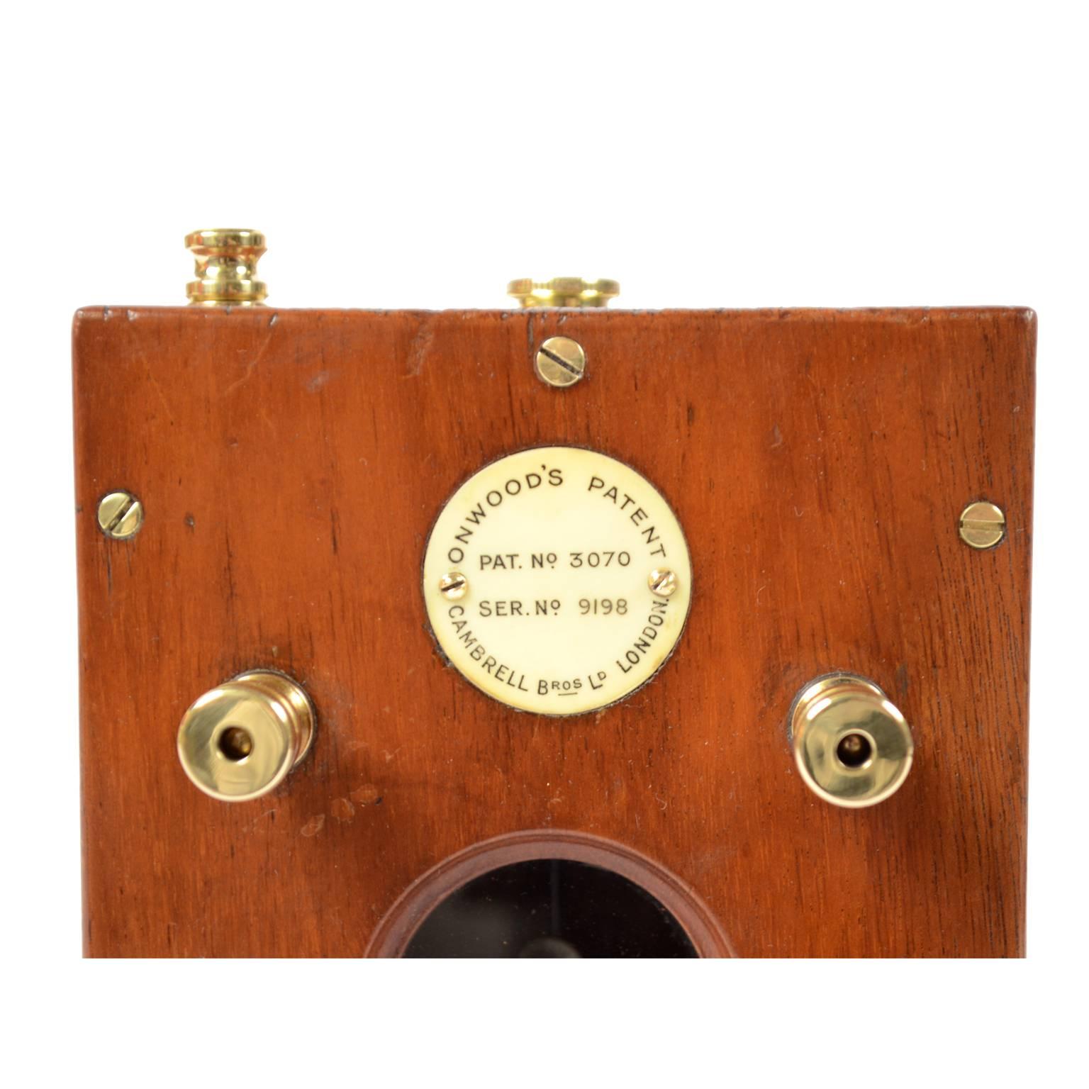 Mirror Galvanometer Made of Wooden Oak 2