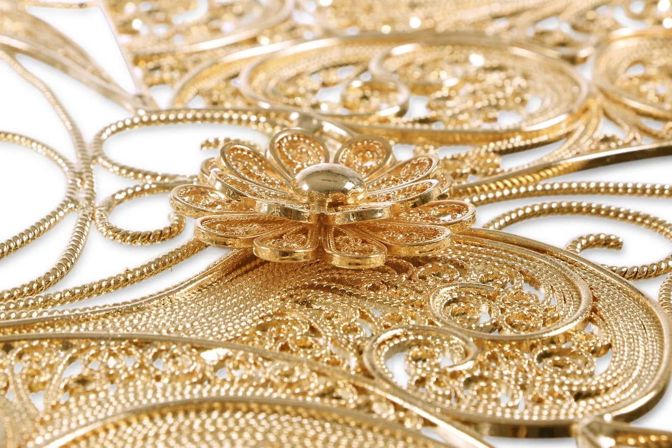 Mirror Golden Curls In New Condition For Sale In Saint-Ouen, FR
