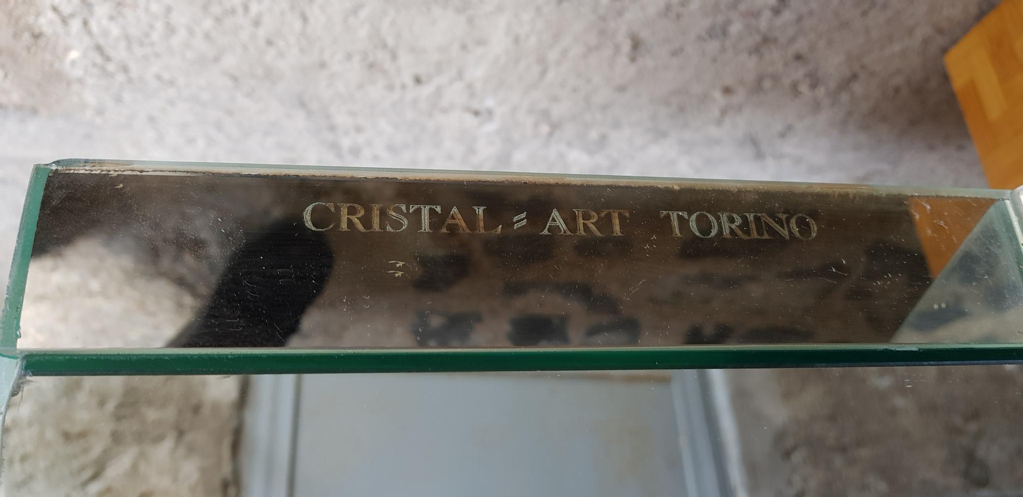 Italian Mirror Headboard by Cristal Art Torino Italy