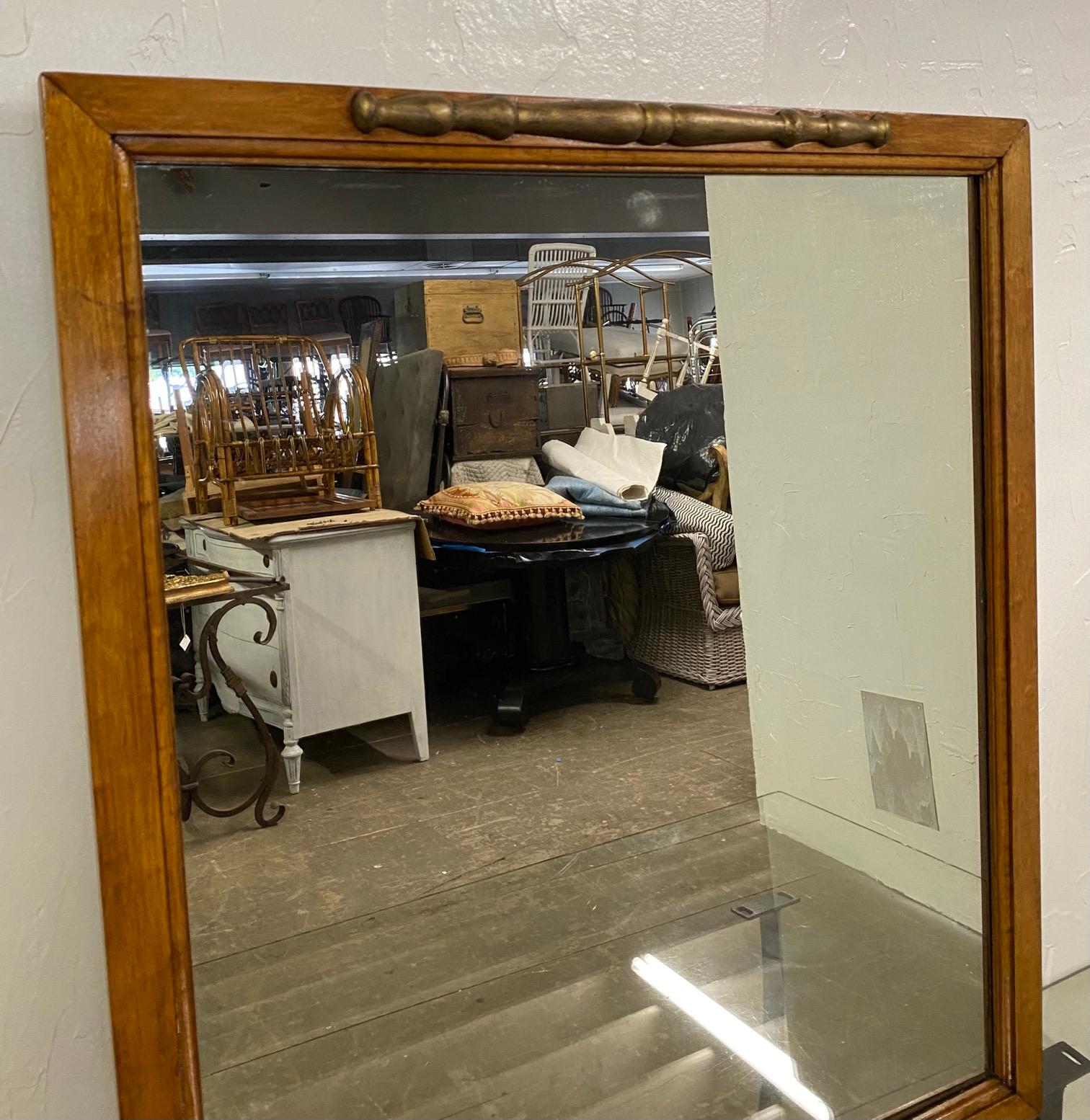 American Mirror Horizontal or Vertical with side decoration For Sale