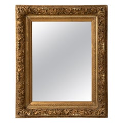 Mirror In Baroque Gilded Frame, France, 19th Century