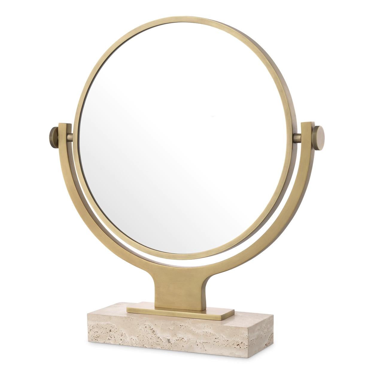 Mirror in Brass In New Condition For Sale In Saint-Ouen, FR