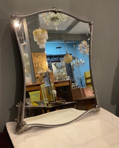 Mirror in nickel Italy from the 70s