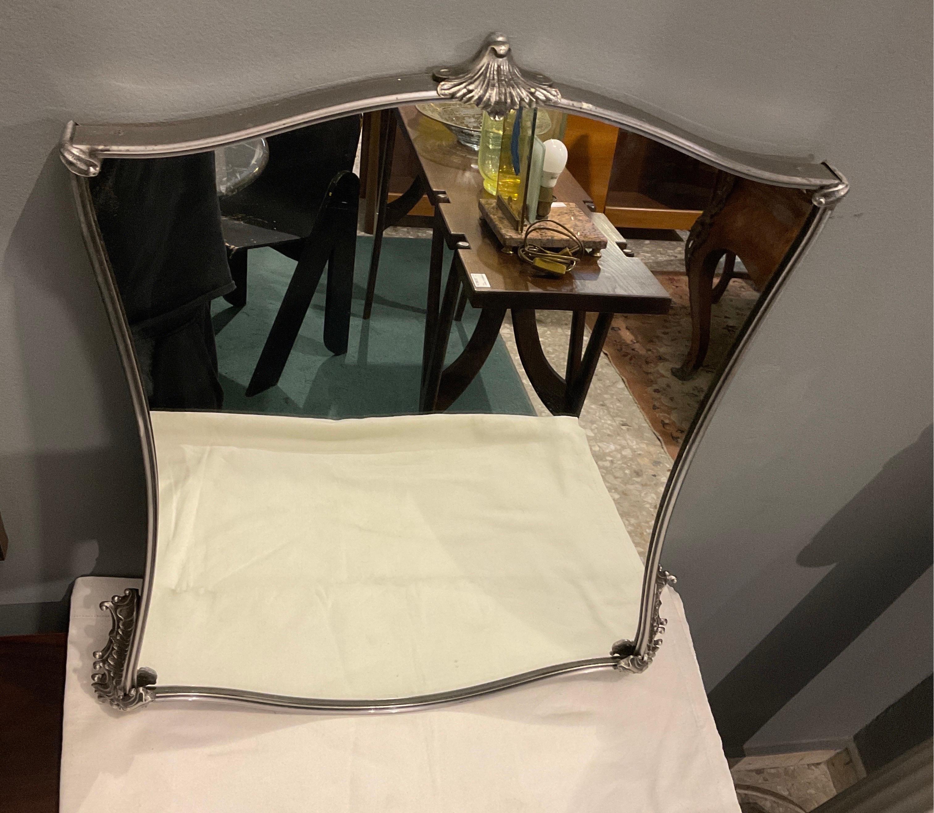 The Mirror in Nickel Italy aus den 70er Jahren im Zustand „Gut“ im Angebot in Catania, IT