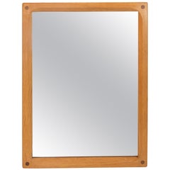 Mirror in Oak of Danish Design from Illum in the 1960s