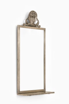 Mirror in Pewter by Oscar Antonsson, 1940's