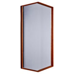 Mirror in the manner of Gio Ponti  made of teak