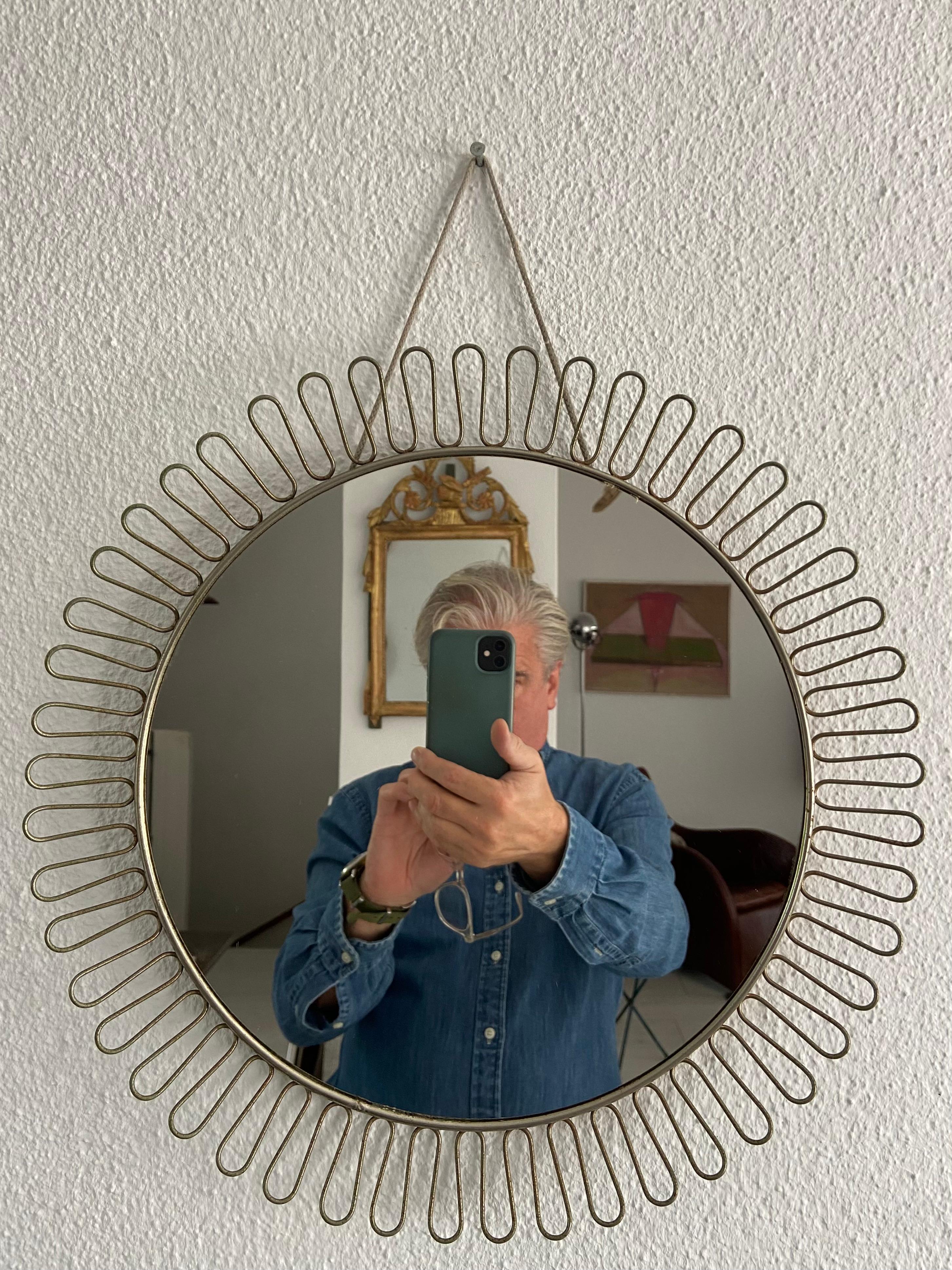 Mirror in the manner of Josef Frank In Good Condition In 'S-HERTOGENBOSCH, NL