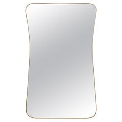 Miroir dans le style de Gio Ponti. Années 1980/1990.