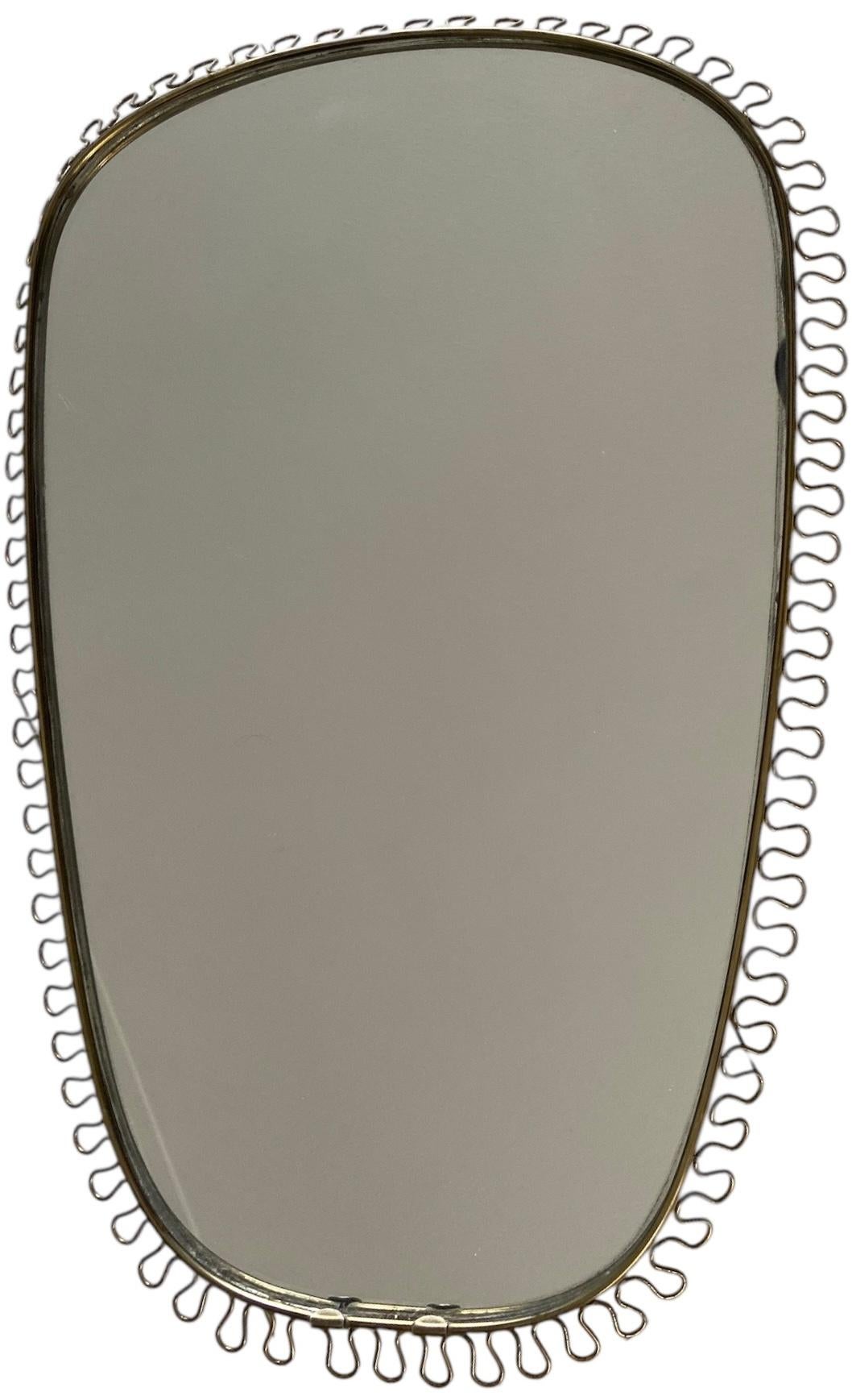 Mid-Century Modern Miroir de style Josef Frank