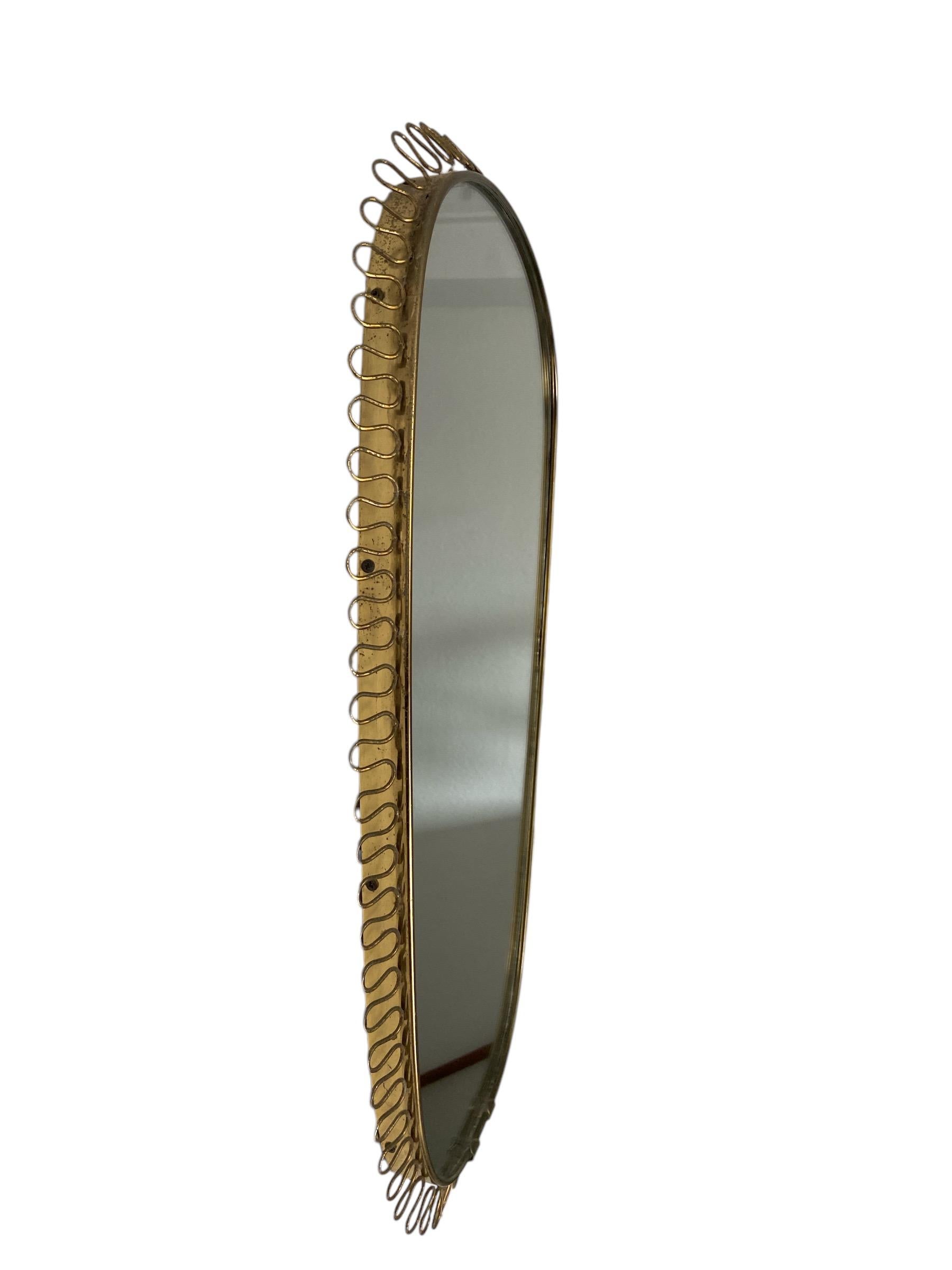 Fait main Miroir de style Josef Frank