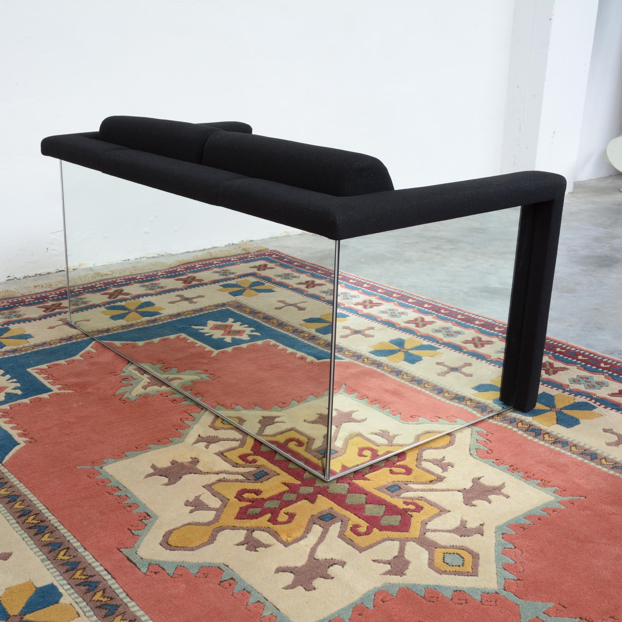 Post-Modern Mirror Lounge Seating by Trix & Robert Haussmann for Knoll Int.