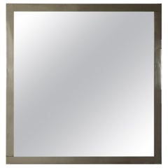 Mirror Luigi Caccia Dominioni Crystal Chromed Metal, 1960s