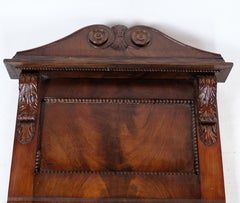 Mirror Made In Mahogany With Carvings From 1880s