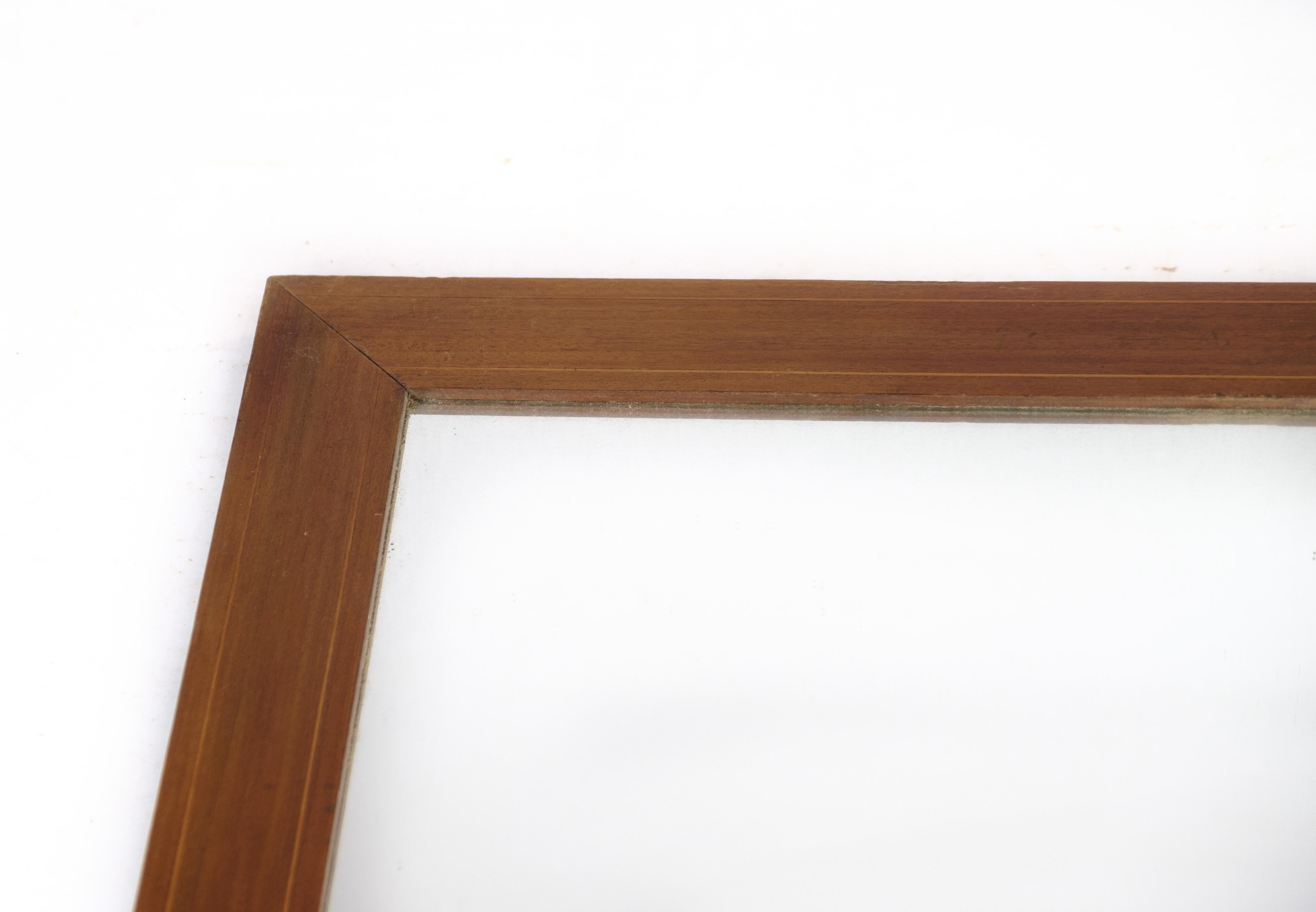 Early 20th Century Mirror, Mahogany, Marquetry, 1910 For Sale